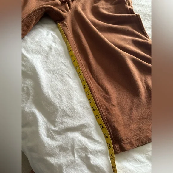 Vince Terracotta wide leg cropped pants, size large - Picture 9 of 12